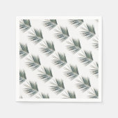 Hellgrünes Blatt Serviette (Vorderseite)