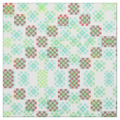 (Hellgrünes, blaues und rosa Blatt) Stoff (Muster)