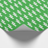 Hellgrünes Geschenkpapier (Ecke)