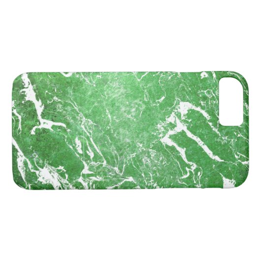 hellgrünes Marmormuster Case-Mate iPhone Hülle (Rückseite (Horizontal))