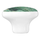 Hellgrünes Marmormuster Keramikknauf (Seitenansicht)