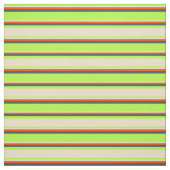 Hellgrünes, Tan, Red & Dark Slate Graues Muster Stoff (Muster)