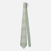 Hellgrünes Tartan-Karo Krawatte (Vorderseite)