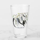 hellgrünes Zahnfleischblatt mit Meldung Glas (Vorderseite)