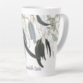 hellgrünes Zahnfleischblatt mit Meldung Milchtasse (Rechte Ecke)