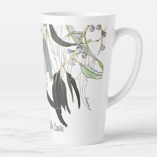 hellgrünes Zahnfleischblatt mit Meldung Milchtasse (Rechts)