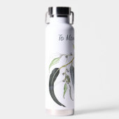 hellgrünes Zahnfleischblatt mit Meldung Trinkflasche (Vorne)