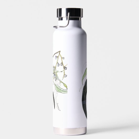 hellgrünes Zahnfleischblatt mit Meldung Trinkflasche (Rechts)