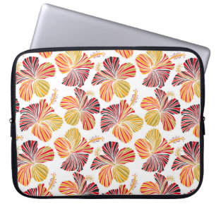 Hellhawaiianisches Design mit tropischen Pflanze u Laptopschutzhülle