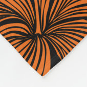 Hellhawaiisches nahtloses Muster mit tropischer Hü Fleecedecke (Ecke)