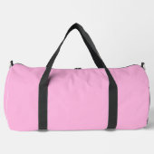 Hellheiß rosa, solide Farbe Duffle Bag (Vorderseite)