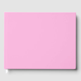 Hellheiß rosa, solide Farbe Gästebuch
