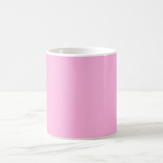 Hellheiß rosa, solide Farbe Kaffeetasse (Mittel)