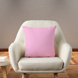 Hellheiß rosa, solide Farbe Kissen