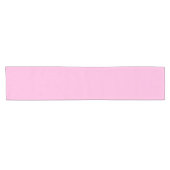 Hellheiß rosa, solide Farbe Kurzer Tischläufer (Horizontal)