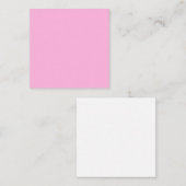 Hellheiß rosa, solide Farbe Mitteilungskarte (Vorne/Hinten)