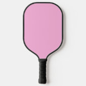 Hellheiß rosa, solide Farbe Pickleball Schläger (Rückseite)