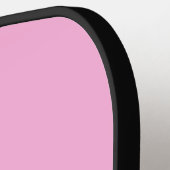 Hellheiß rosa, solide Farbe Pickleball Schläger (Linke Seite)