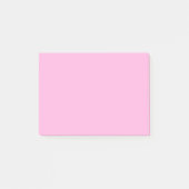 Hellheiß rosa, solide Farbe Post-it Klebezettel (Vorderseite)