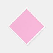 Hellheiß rosa, solide Farbe Serviette (Ecke)