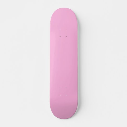Hellheiß rosa, solide Farbe Skateboard (Vorne)