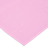 Hellheiß rosa, solide Farbe Tischdecke (Schrägansicht)