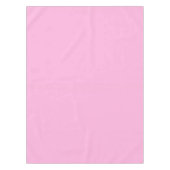 Hellheiß rosa, solide Farbe Tischdecke (Vorderseite)