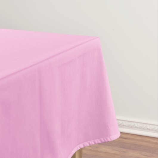 Hellheiß rosa, solide Farbe Tischdecke (Beispiel)