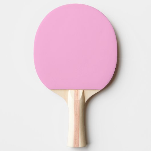 Hellheiß rosa, solide Farbe Tischtennis Schläger (Vorderseite)