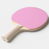 Hellheiß rosa, solide Farbe Tischtennis Schläger (Vorderseite)
