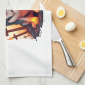 Hellhound Husky Dog Geschirrtuch (Viertel Falte)