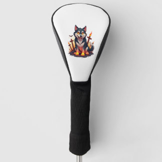 Hellhound Husky Dog Golf Headcover