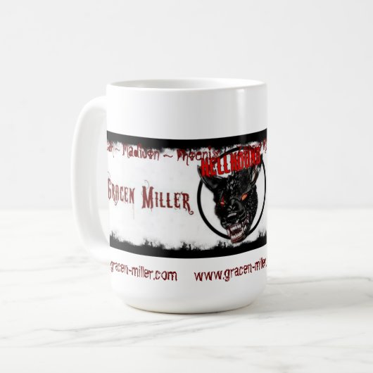 Hellhound-Kaffee-Tasse Kaffeetasse (Vorderseite Links)