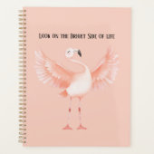 Hellige Seite des Lebens Rosa Flamingo Planer (Vorderseite)