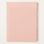 Hellige Seite des Lebens Rosa Flamingo Planer (Rückseite)