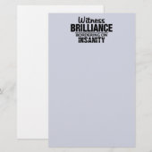 HELLIGKEIT GEGEN die GEISTESKRANKHEITS-Gewohnheit Briefpapier (Vorne/Hinten)