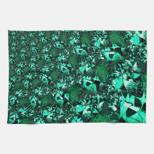 Helligkeit, sanfte Grüntöne Geschirrtuch (Horizontal)