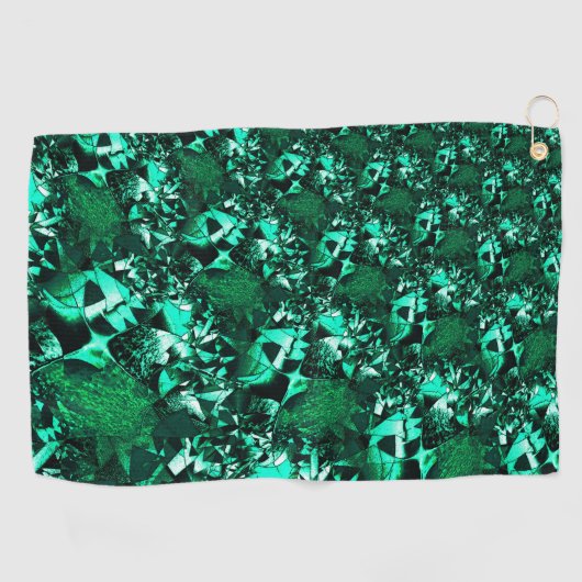 Helligkeit, sanfte Grüntöne Golfhandtuch (Horizontal)