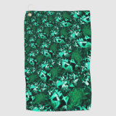 Helligkeit, sanfte Grüntöne Golfhandtuch (Vorderseite)