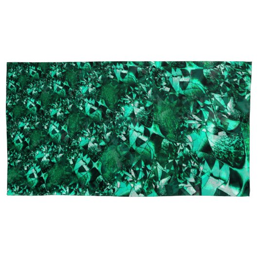 Helligkeit, sanfte Grüntöne Kissenbezug (Vorderseite-Links)