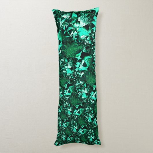 Helligkeit, sanfte Grüntöne Seitenschläferkissen (Rückseite (Vertikal))