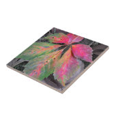 Helligkeit unter dem Grau - Herbst-Blatt Fliese (Seite)