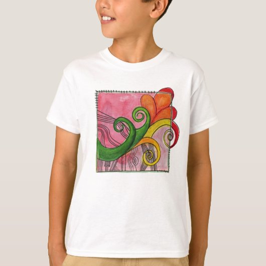 Helligkeits-blühender T - Shirt (Vorderseite)