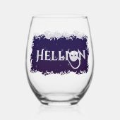 Hellions Glass Weinglas Ohne Stiel (Vorderseite)