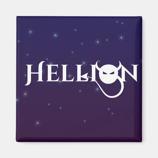 Hellions Square Magnet (Vorne)