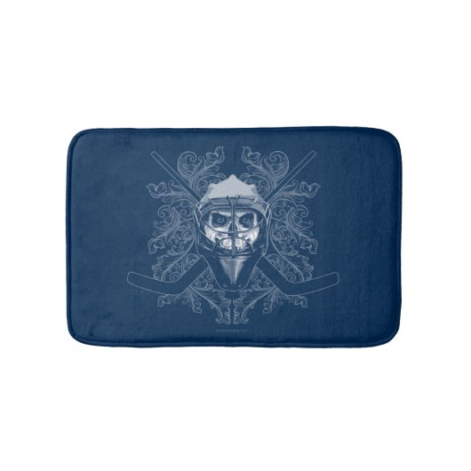 Hellish Hockey Goalie Badematte (Vorderseite)