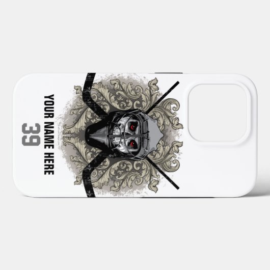 Hellish Hockey Goalie Case-Mate iPhone Case (Rückseite (Horizontal))