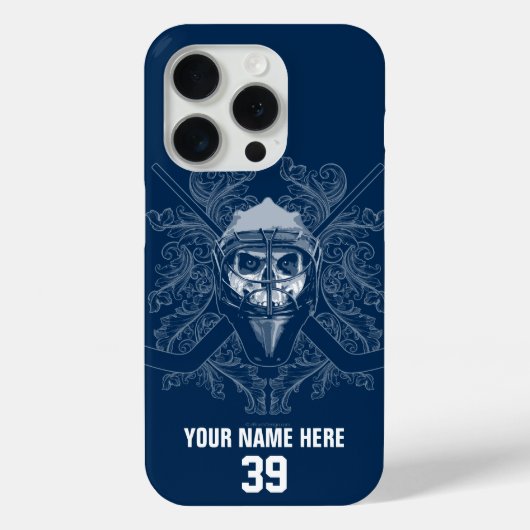 Hellish Hockey Goalie Case-Mate iPhone Hülle (Rückseite)