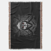 Hellish Hockey Goalie Decke (Vorderseite Vertikal)