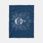 Hellish Hockey Goalie Fleece Blanket (Vorderseite)